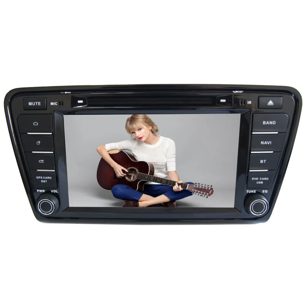 Flash Deal 8" Car DVD player with GPS navigation,audio Radio stereo,USB/SD AUX BT/TV Canbus,car multimedia headunit for SKODA OCTAVIA 2014 8