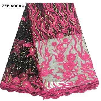 

New arrival 2019 french lace bridal embroidered tulle lace fabric.latest nigerian african lace fabric for party dress.5yards/lot