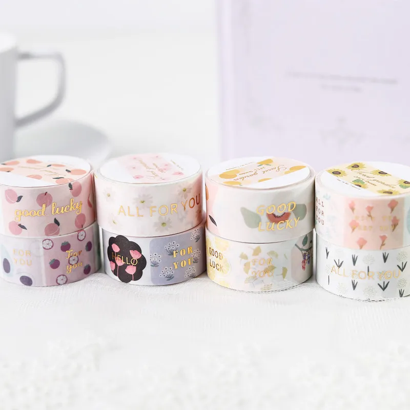 

2 Roll Kawaii Diary DIY Washi Tapes Set Paper Masking Tapes Envelope Sealing Scrapbooking Sticker Washi Tape 20mm x 3m