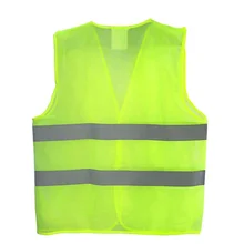 Высокая видимость флуоресцентный светоотражающий жилет наружная безопасная Спортивная Одежда Бег гонка жилет