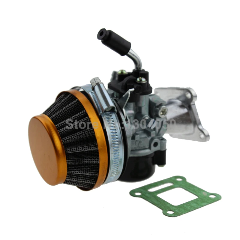 

Racing Carb Carburetor Air Filter Assembly For 50cc 60cc 66cc 80cc 2 Stroke Gas Motorized Bike Bicycle