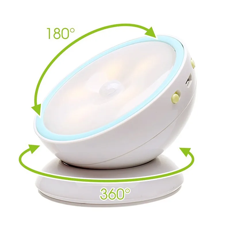 

AKDSteel Motion Sensor Wall LED Night Light with Smart Dusk to Dawn Induction 360 Degree Rotation Sensor Porch Light