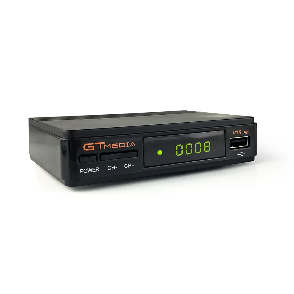 GTmedia V7S HD power by Freesat v7 спутниковый ресивер для cсcam cline DVB-S/S2 с поддержкой USB Wifi power Vu, DRE& Biss key YouTube