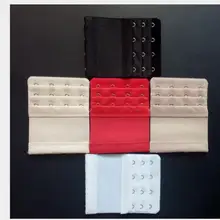 2 picecs/3 ряда 4 крючок из нержавеющей стали Стрейч Бюстгальтер удлинитель для белья удлинитель пряжки Регулируемый женский бюстгальтер задняя пряжка