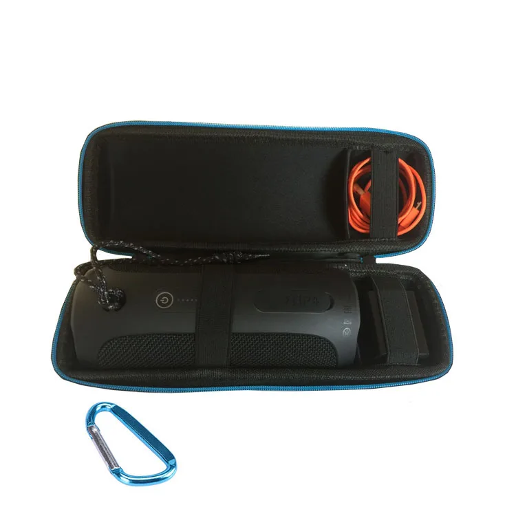 

New EVA Hard Case Travel Bag Zipper Storage Box For JBL Flip 4 Wireless Bluetooth Speaker Additional Space For Plug & Cable