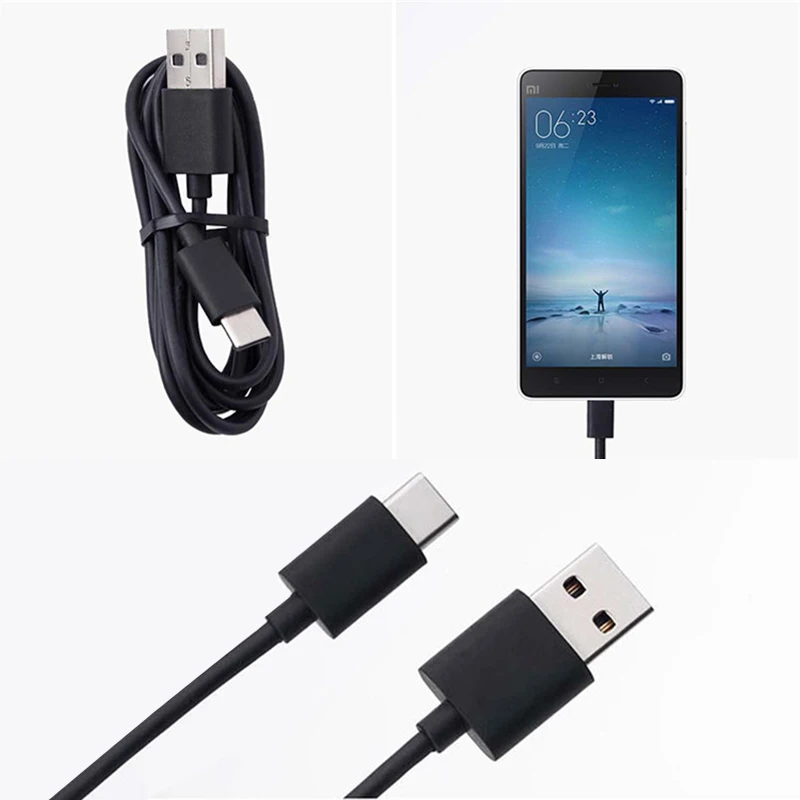 XIAO mi 9 USB type C кабель для быстрой зарядки для mi 8 Max 4 5 5C 5S 6 A1 красный mi 3 3s 4 4A 4X Note 4 4A 5 Plus подходит для всех портов типа C