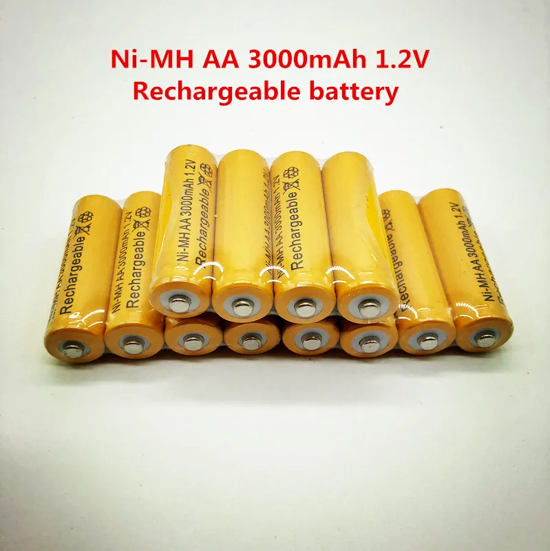 Daweikala новая AA батарея 3000 mAh аккумуляторная батарея Ni-MH 1,2 V AA батарея для часов, мышей, компьютеров, игрушек так далее