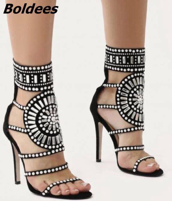 New-Arrivals-2017-Summer-White-Rivets-Studded-High-Heel-Sandal-for-Women-Cut-out-Crystal-Embellished (1)