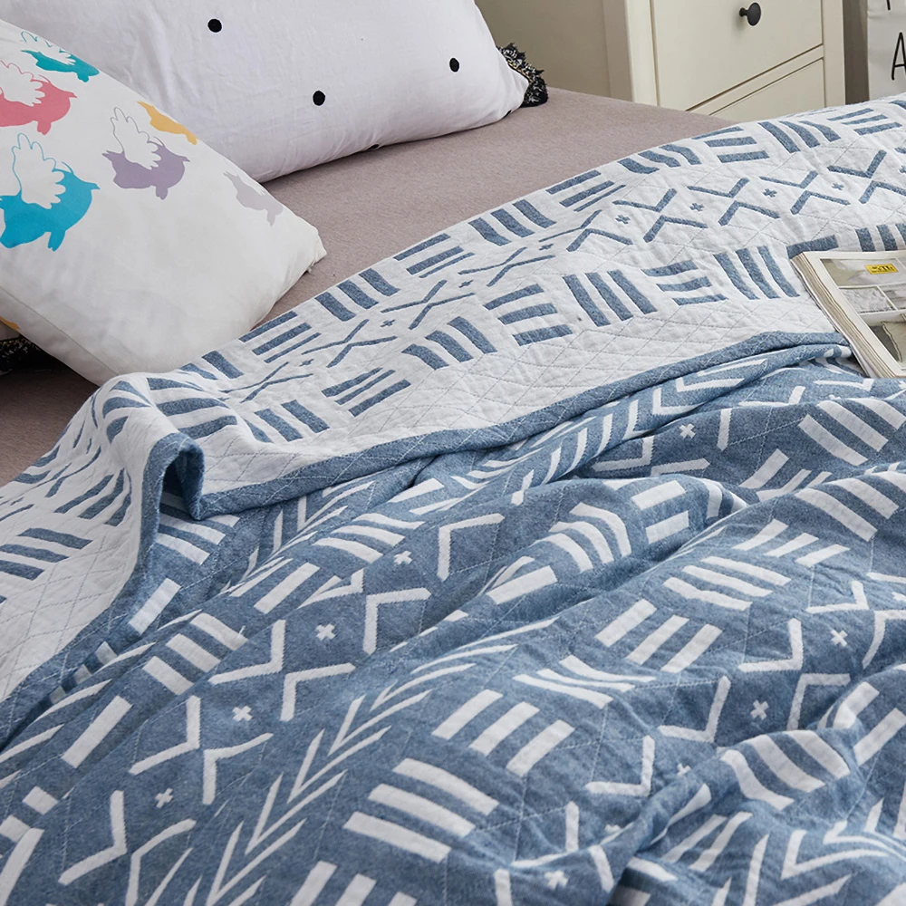 [ZETTA] трехслойное Марлевое полотенце, хлопковая одно-, двуспальная, летняя, кондиционер, летнее, прохладное, стеганое, тонкое стеганое одеяло