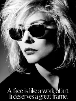 

D0183 Blondie Debbie Harry BW Portrait Music-Print Silk Art Wall Poster