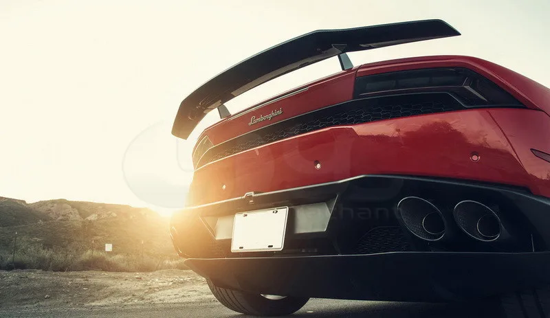 2014-2016 Lamborghini Huracan LP610-4 Vorsteiner Style Rear Spoile GT Wing DCF (35)