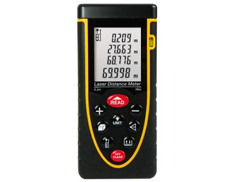 

Free Shipping 70m LDM70 Laser distance meter bubble level Rangefinder Rang finder Tape measure tool Area/Volume Tester Wholesale