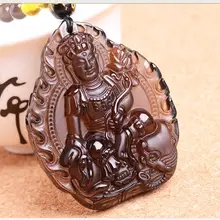 Новое место нового из натурального прозрачного камня Samantabhadra кулон Зодиак дракон змея patron natal Будда