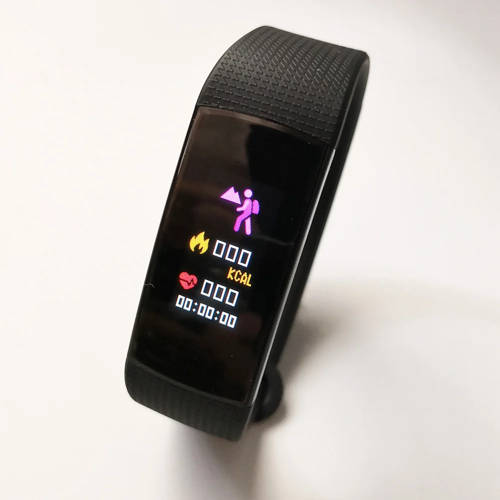 2020 New Smart Watch Bracelet Waterproof Color Screen Wristband Heart Rate Blood Pressure Monitor Activity Fitness Tracker Band