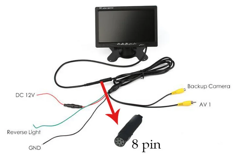 Tft color monitor схема подключения