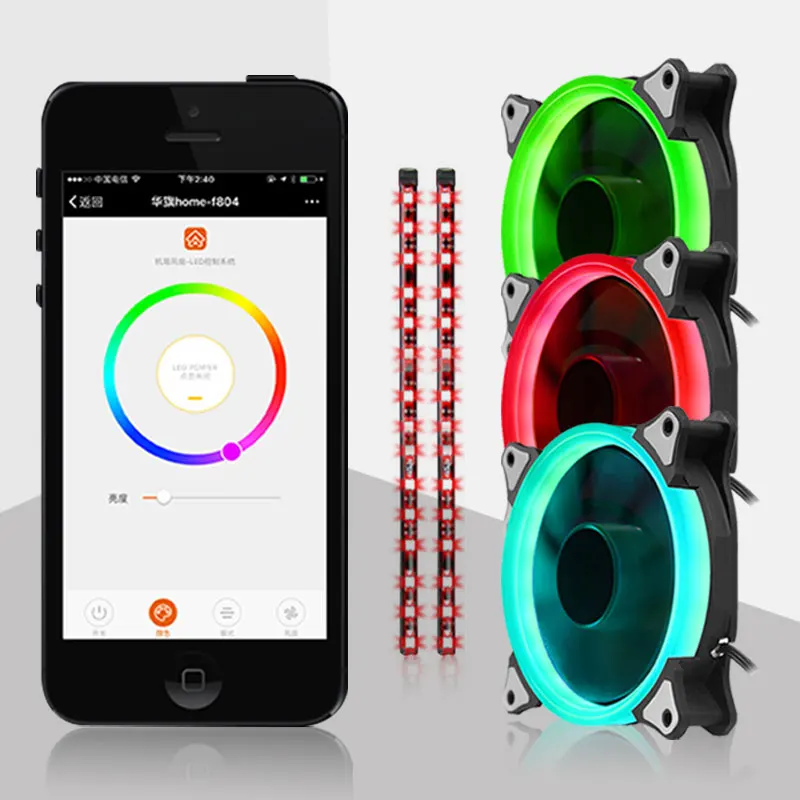 Prix pour 3 pcs RVB Ventilateur 120mm Et LED Bande Avec Wifi Contrôleur Mobile téléphone APP Contrôleur de Ventilateur Réglable LED Anneau Cas De Refroidissement Ventilateur 12 cm Prix pour 3 pcs RVB Ventilateur 120mm Et LED Bande Avec Wifi Contrôleur Mobile téléphone APP Contrôleur de Ventilateur Réglable LED Anneau Cas De Refroidissement Ventilateur 12 cm