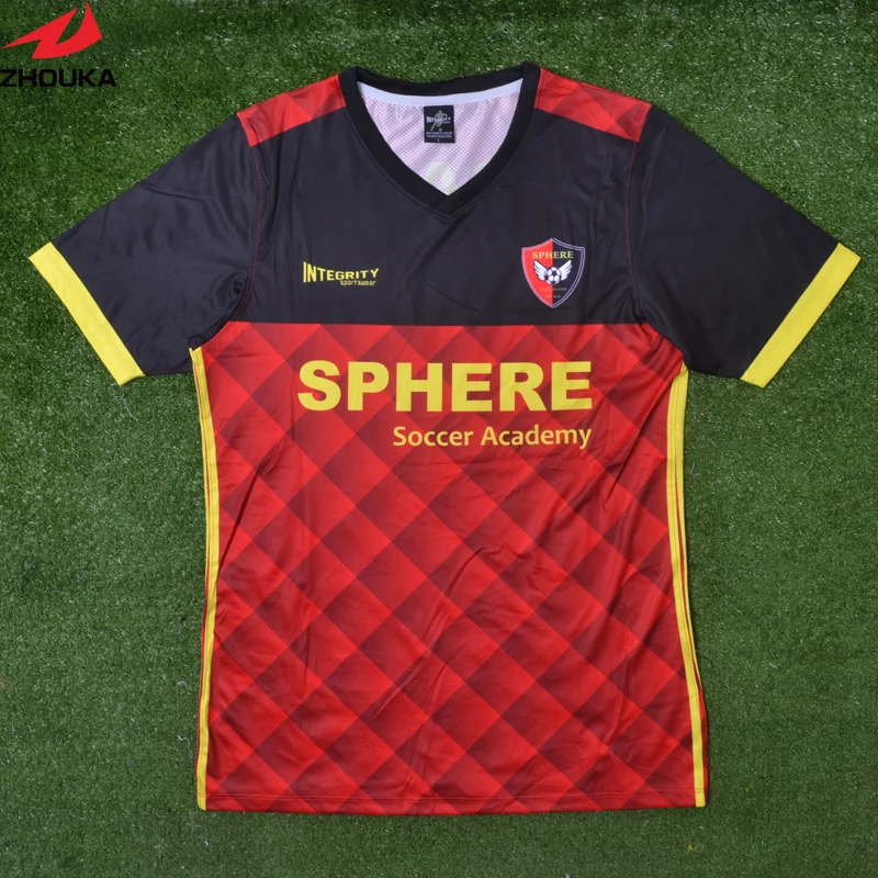 Custom football shirt sublimated print personalized football jerseys world football store