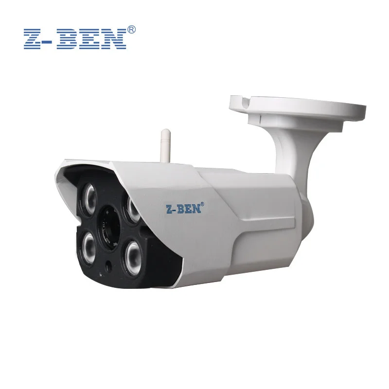 

ZBEN New Wireless 1280*720P HD 1.0MP IP Camera IPW71 ONVIF Waterproof IP66 Outdoor&Indoor IR CUT Night Vision P2P with TF Card