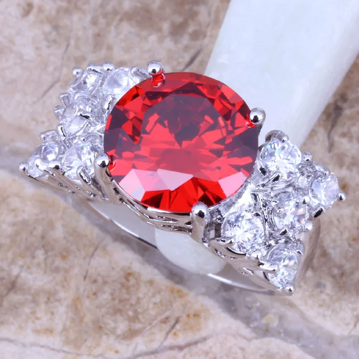 Необычное белое кольцо с фианитом Размер 6 / 7 8 9 R0313|ring size|925 ringring size |