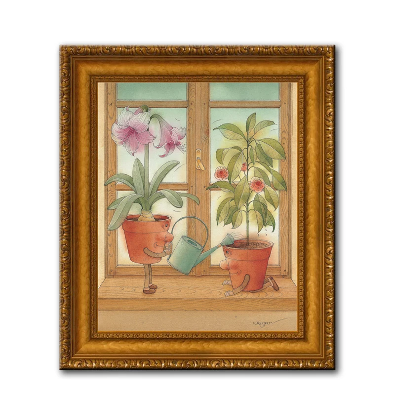 Kestutis-K-131-Two Flowerpots Paintingb