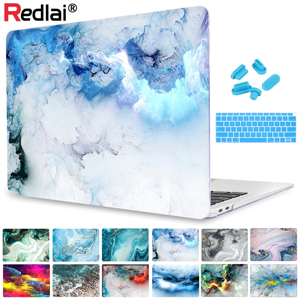 Чехол Redlai для MacBook Pro 13 16 дюймов сенсорная панель 2020 A2338 A2289 прозрачный мягкий чехол