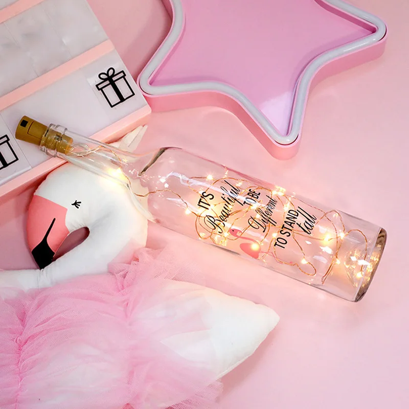 

Wine Bottle Cork String Lights Battery Operated Fairy Starry Lamp for Christmas Wedding Party Decor HVR88