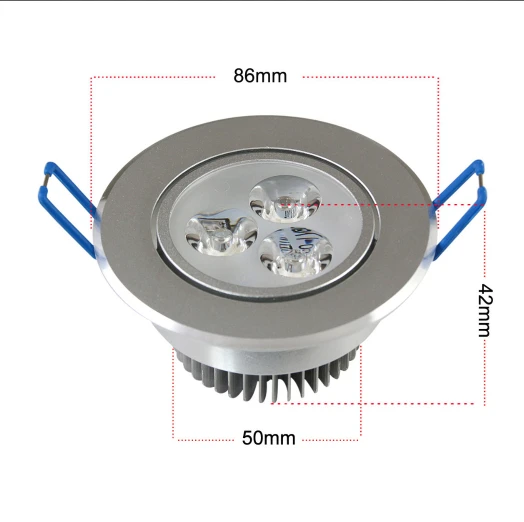 Led 9 Вт 12 Вт светодиодные светильники светодиодные лампы затемнения 95-265 В светодиодный встраиваемый светильник светодиодный свет с драйвер