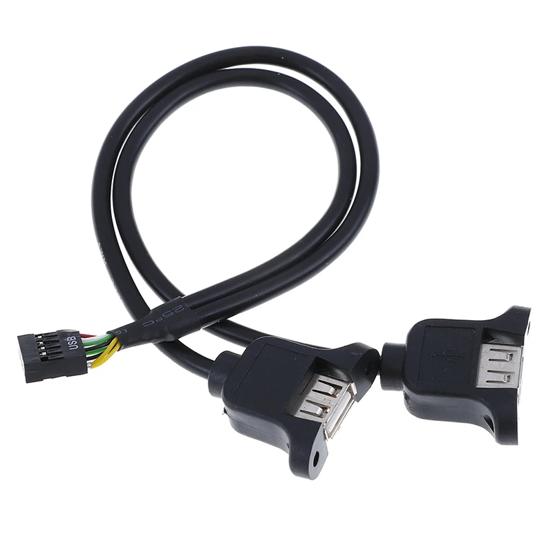 30 см Внутренняя Материнская плата 9pin шаг 2 54 мм до двойной Порты и разъёмы USB 0 с