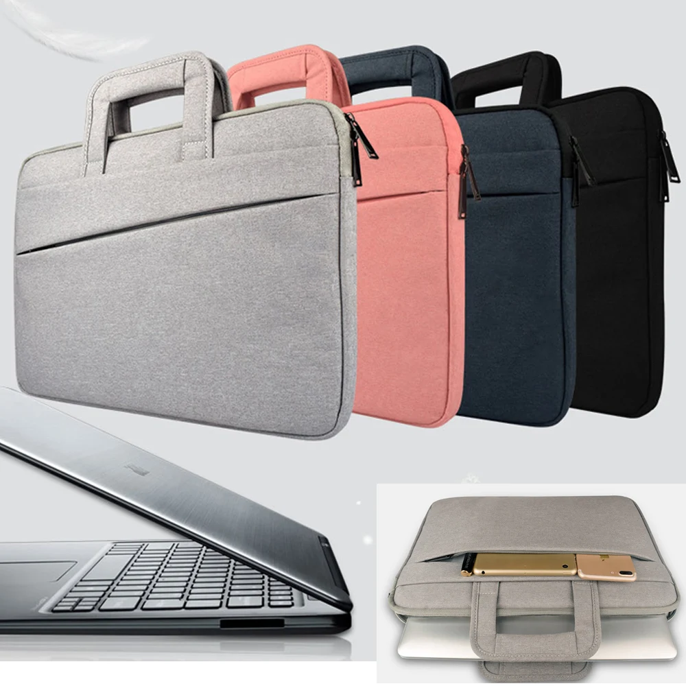 Дешево Чехол для ноутбука Macbook Xiaomi Dell Asus lenovo hp acer 11 12 13 14 15,4 15,6 дюймов Сумка для ноутбука 13,3 Surface pro 3 4 5