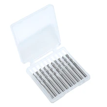 

10pcs Two Flute Carbide End Mill Dia 3.175mm 17mm Solid Spiral Woodwork CNC Router Bits For Milling Cutter