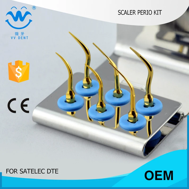 

1 set SPKG scaler perio tips kit FIT Satelec ENDOSUCCESS RETREATMENT KIT and Paro-Set B and GNATUS hu-friedy dental SCALERS