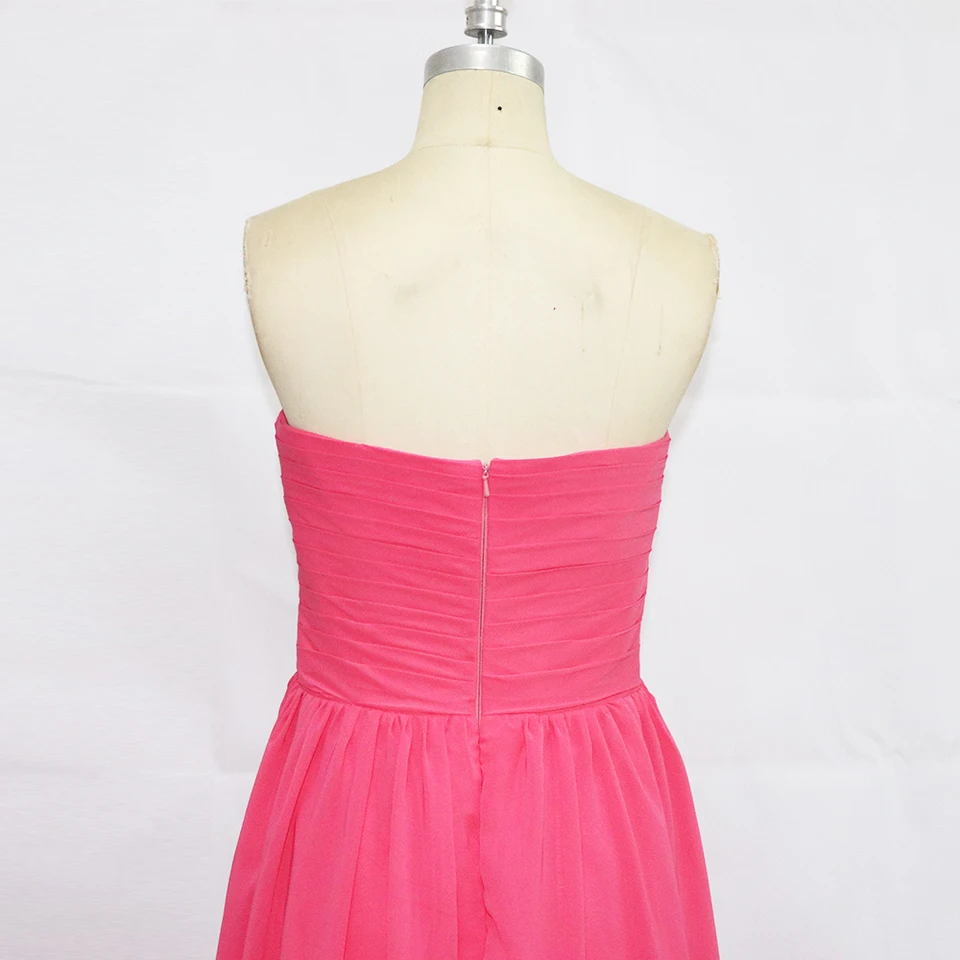 cerise pink wedding guest dress