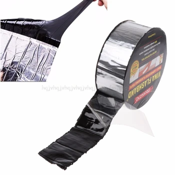 

Aluminum Foil Butyl Rubber Tape Adhesive Sealing Best for RV Roof Marine Repair