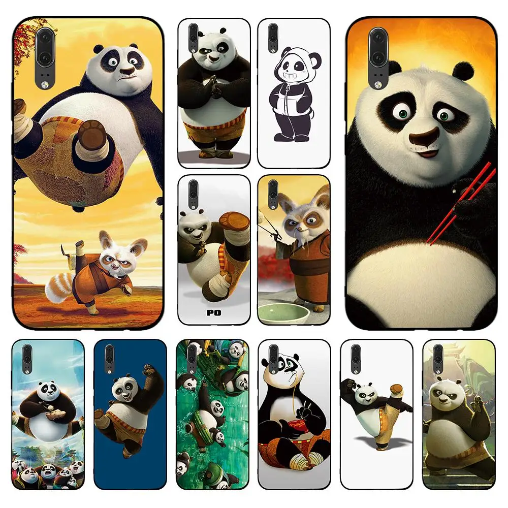 

Kung fu panda soft phone For huawei Honor 6A 7A 3GB Pro 7X 8X 8C 10 Lite Note 10 Back Cover