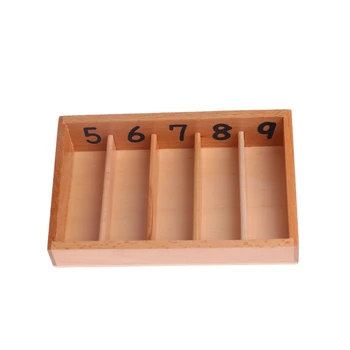

Montessori Wooden Spindle Box 45 Spindles Mathematics Counting Educational Toy 95AE