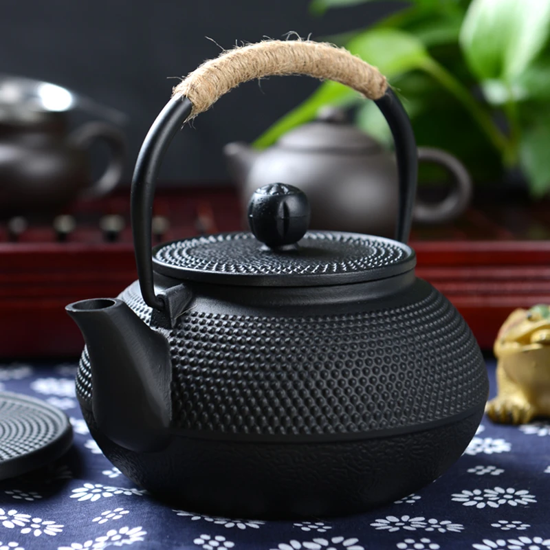 900ml Authentic Japanese Cast Iron Teapot Set Tea Pot Tetsubin Kettle