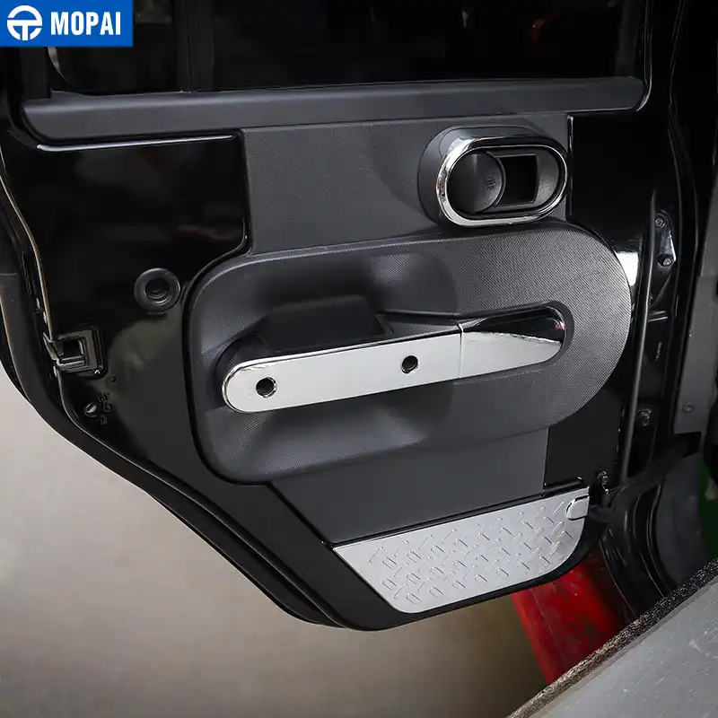 Mopai Abs Car Interior Door Handle Decoration Cover Stickers For Jeep Wrangler Jk 2007 2008 2009 2010 Car Accessories Styling