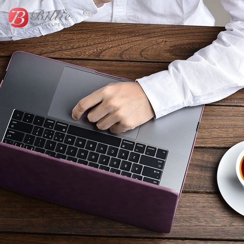 Тонкий Премиум чехол из искусственной кожи для ноутбука Macbook Pro 15 дюймов Новый 2017