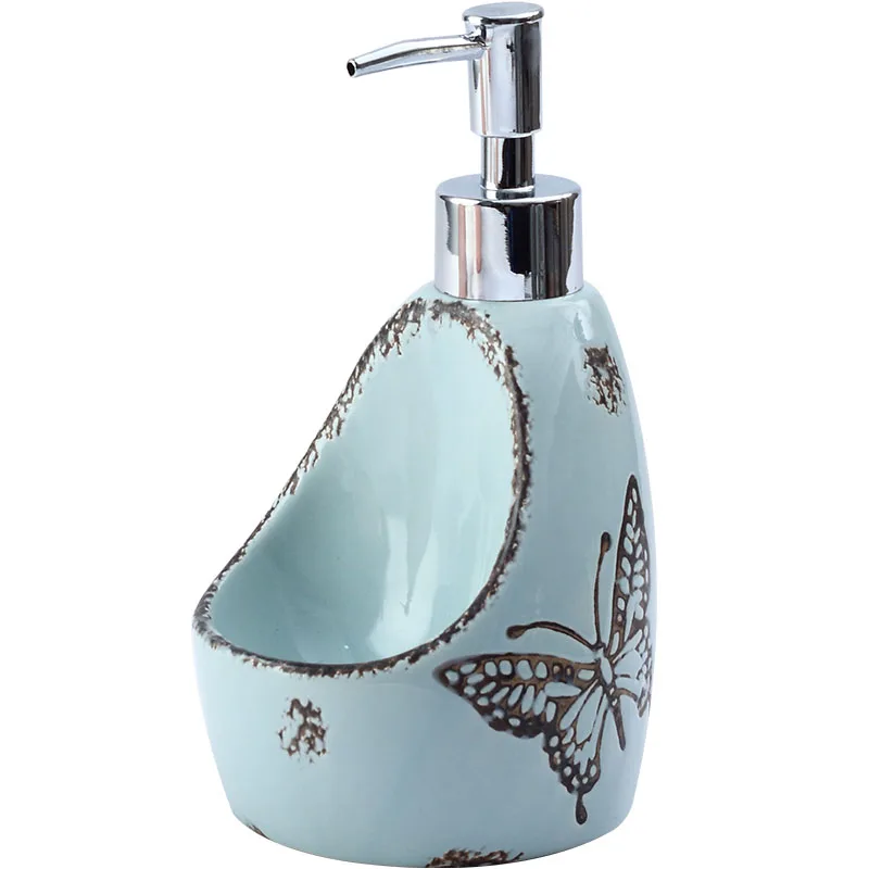 

Ceramic Shampoo Shower Dispenser De Savon Liquide Soap Dispenser Wall Hand Liquid Soap Dispenser For Bathroom Washroom Kitchen