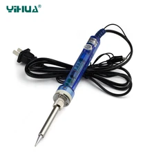 YIHUA 908 Регулируемый Электрический паяльник Температурный паяльник 110 В 220 В для сварки