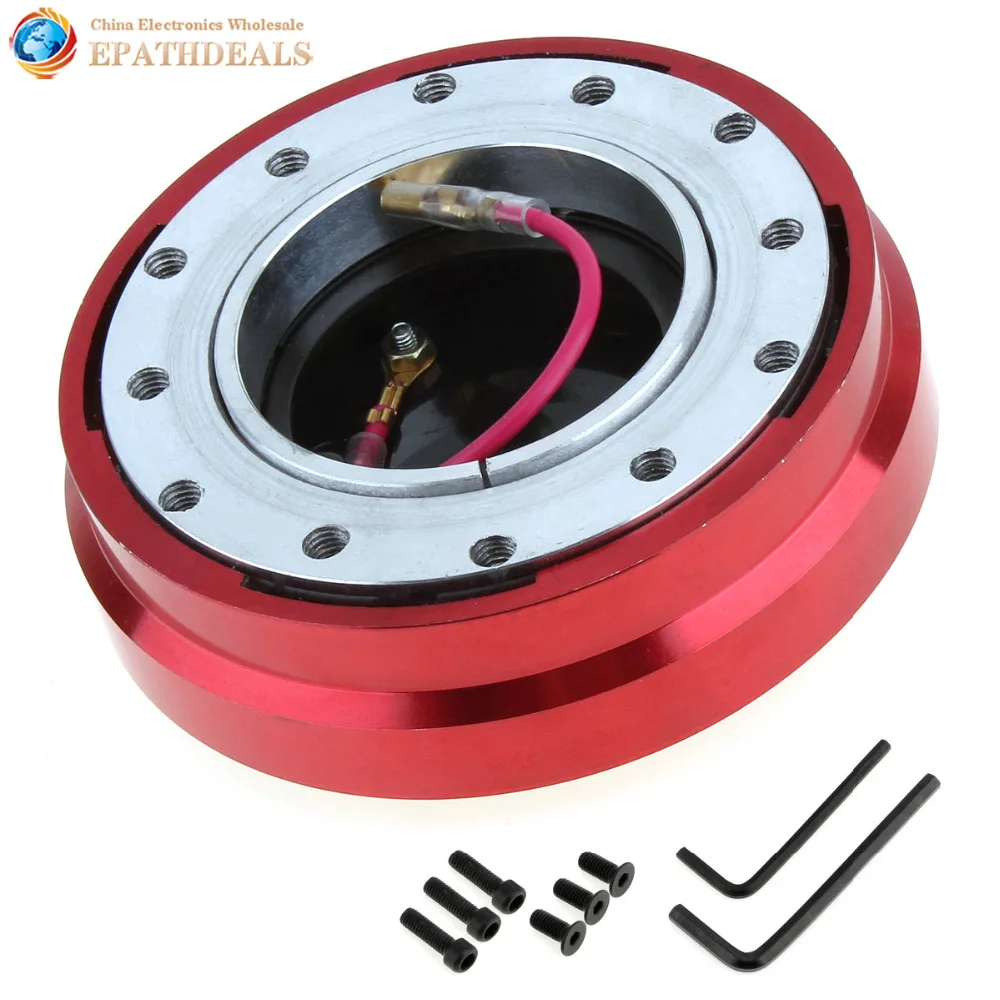 Universal Billet Aluminum Thin Version Auto Steering Wheel Quick