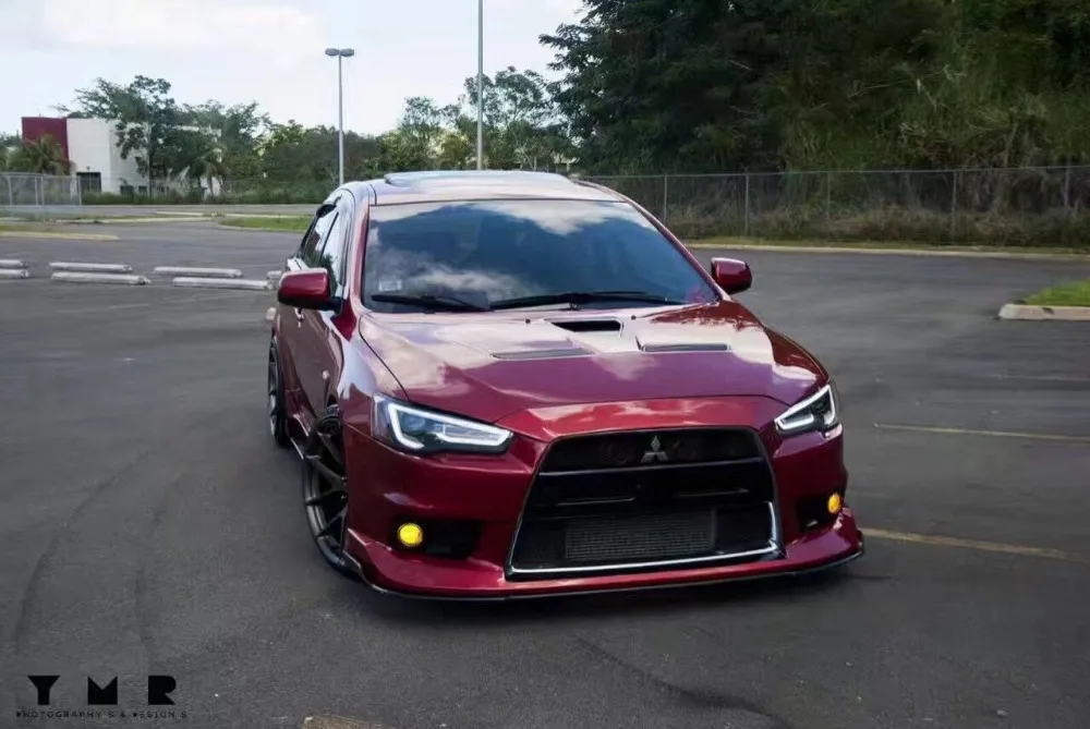 Free shipping for China VLAND car Head lamp for LANCER LED headlight with A5 style DRL