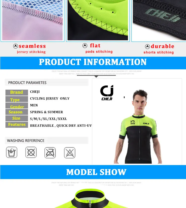 Mens-Cycling-Clothing-Bike-Jerseyes--Black-Green-Color---Custom-Maillot-de-cyclisme_04