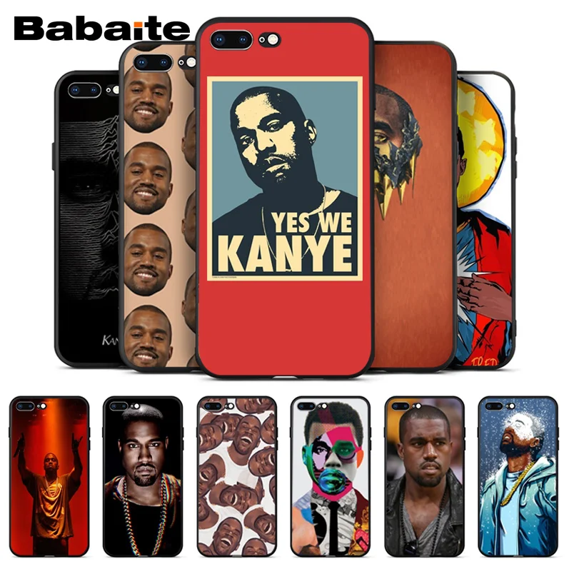

For coque iphone 8 kanye west Phone Cases Fundas Coque Back Cover For Apple iPhone 7 6 6S Plus X XS MAX 5 5S SE XR Mobile Cover