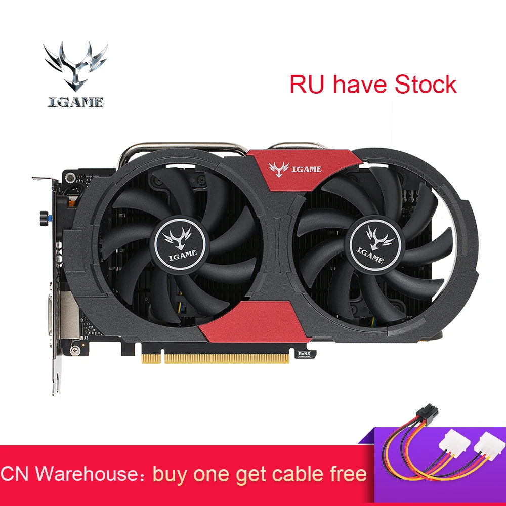 

Colorful GTX 1050Ti NVIDIA Graphics Card GeForce iGame GTX1050 Ti GPU 4GB GDDR5 128bit PCI-E 3.0 Gaming Video Card placa de vide