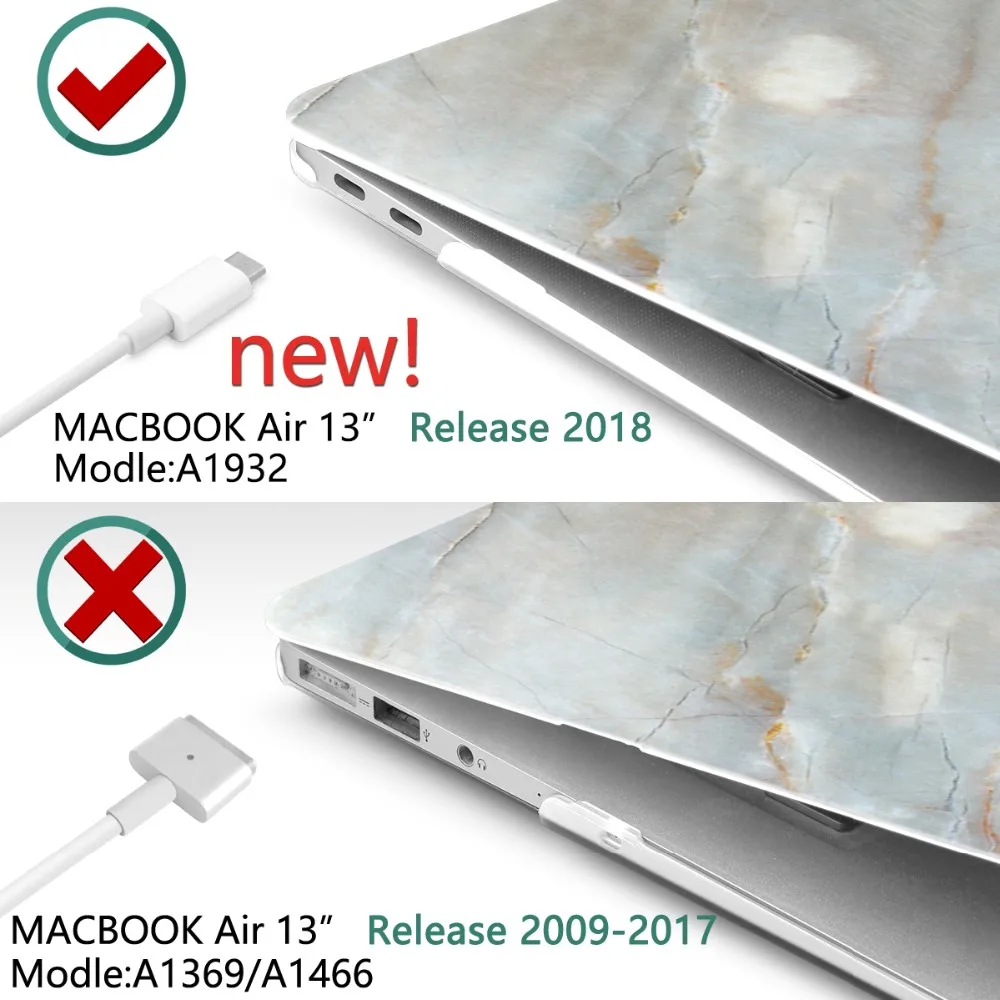 Чехол для ноутбука MacBook Air 11 13 ''/Mac Pro retina 13 15 дюймов Touch Bar жесткий чехол портфель