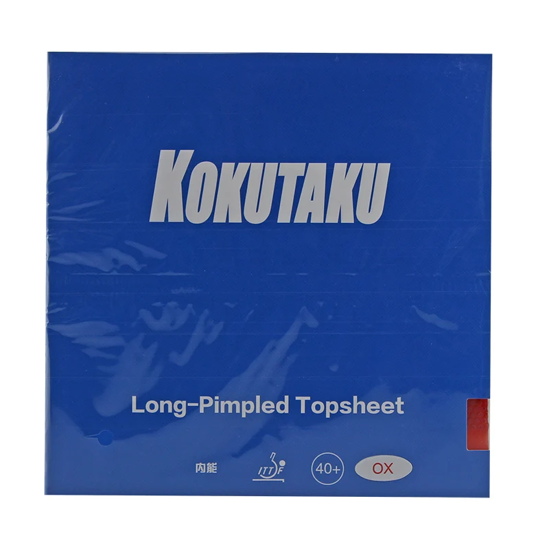 

KOKUTAKU For 40+ Long Pips-Out Table Tennis Rubber Without Sponge (Topsheet, OX) with sponge 0.6mm