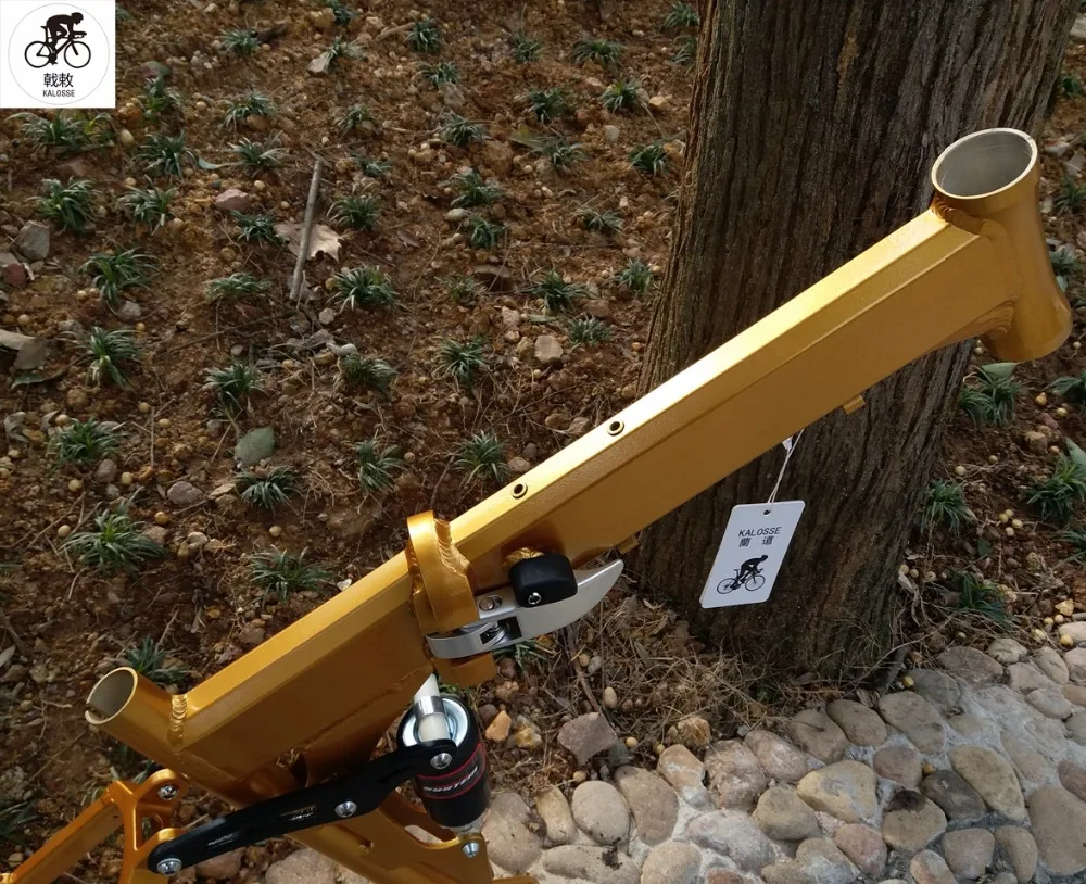 Flash Deal Kalosse BB 68mm  Mountain bike   folding  frame    electrical  mountain bike frame   electric  bicycle frame   17inch 11