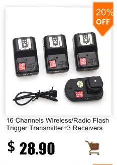 4 Channels Wireless Remote Speedlight Flash Trigger+ Umbrella Hole/Holder Universal Flash Synchronizer for Canon Nikon Pentax