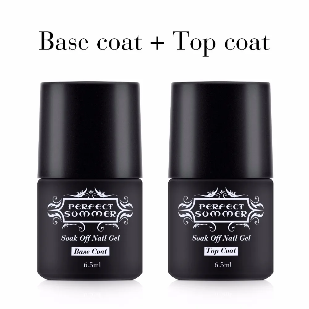 Perfect Summer Nail Gel Polish Top Coat Base Gel High Quality Long Lasting Nail Gel Base